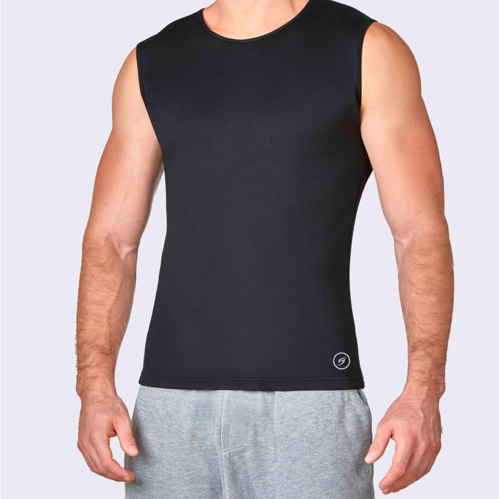 Black and Yellow chaleco de hombre neopreno Men’s vest Men’s waistcoat neoprene